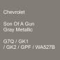 Preview: Chevrolet, Son Of A Gun Gray Metallic, G7Q / GK1 / GK2 / GPF / WA527B.
